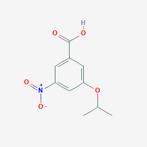 molecular formula C10H11NO5 B7961360 3-Isopropoxy-5-nitrobenzoic acid 