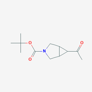 molecular formula C12H19NO3 B7961368 Tert-butyl 6-acetyl-3-azabicyclo[3.1.0]hexane-3-carboxylate 