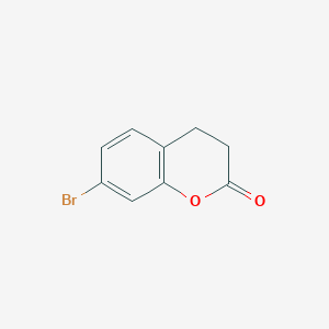 molecular formula C9H7BrO2 B7961375 7-溴代色满-2-酮 