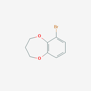 molecular formula C9H9BrO2 B7961396 6-Bromo-3,4-dihydro-2H-1,5-benzodioxepine 