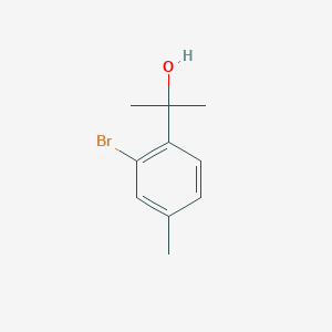 molecular formula C10H13BrO B7961402 2-(2-Bromo-4-methylphenyl)propan-2-ol 