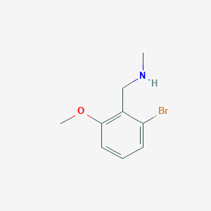 molecular formula C9H12BrNO B7961418 [(2-Bromo-6-methoxyphenyl)methyl](methyl)amine 