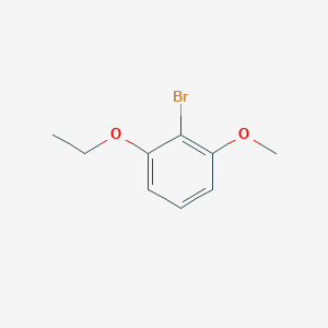 molecular formula C9H11BrO2 B7961442 2-Bromo-1-ethoxy-3-methoxybenzene 