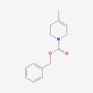molecular formula C14H17NO2 B7961458 benzyl 4-methyl-3,6-dihydro-2H-pyridine-1-carboxylate 
