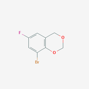 molecular formula C8H6BrFO2 B7961476 8-bromo-6-fluoro-4H-1,3-benzodioxine 