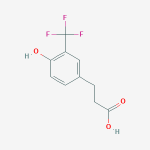 3-(4-Hydroxy-3-(trifluoromethyl)phenyl)propanoic acid