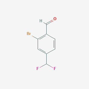 2-Bromo-4-(difluoromethyl)benzaldehyde