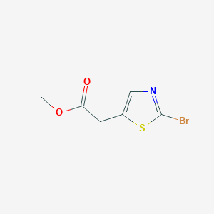molecular formula C6H6BrNO2S B7961511 Methyl 2-(2-bromothiazol-5-yl)acetate 