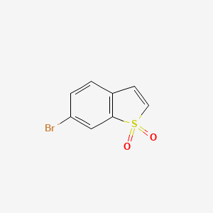molecular formula C8H5BrO2S B7961591 6-Bromobenzo[b]thiophene 1,1-dioxide 