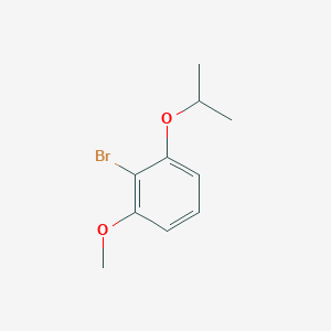 molecular formula C10H13BrO2 B7961593 2-Bromo-1-methoxy-3-(propan-2-yloxy)benzene 