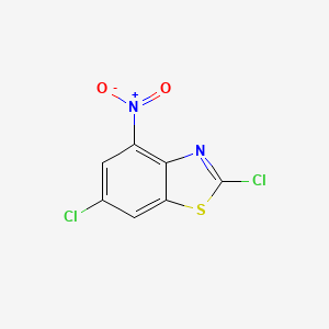 molecular formula C7H2Cl2N2O2S B7961625 2,6-Dichloro-4-nitrobenzo[d]thiazole 
