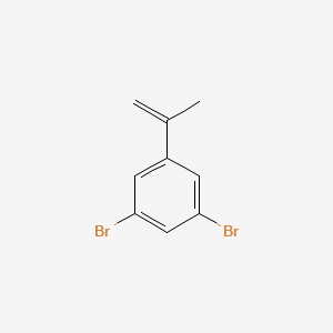 molecular formula C9H8Br2 B7961738 1,3-Dibromo-5-(prop-1-en-2-yl)benzene CAS No. 874504-14-0