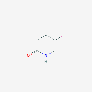 molecular formula C5H8FNO B7961797 5-Fluoropiperidin-2-one 