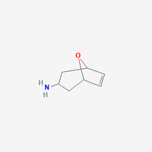 molecular formula C7H11NO B7961808 8-Oxabicyclo[3.2.1]oct-6-en-3-amine 