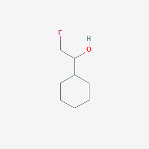 molecular formula C8H15FO B7961825 1-Cyclohexyl-2-fluoroethan-1-ol 