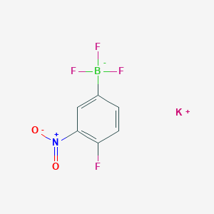 Potassium trifluoro(4-fluoro-3-nitrophenyl)boranuide