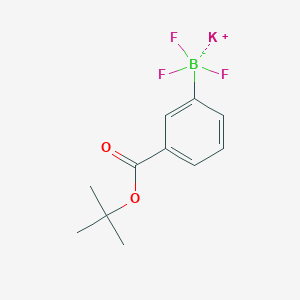 molecular formula C11H13BF3KO2 B7961883 Potassium (3-(tert-butoxycarbonyl)phenyl)trifluoroborate 
