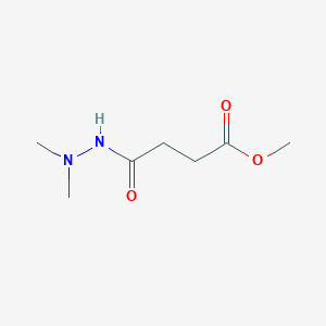molecular formula C7H14N2O3 B7961905 Methyl 3-(N',N'-dimethylhydrazinecarbonyl)propanoate 