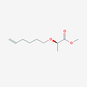 Methyl (2R)-2-(hex-5-EN-1-yloxy)propanoate