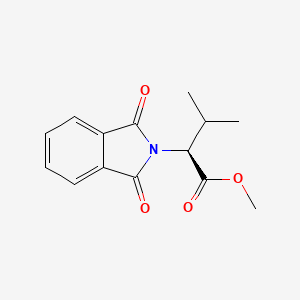 molecular formula C14H15NO4 B7961922 Methyl (2S)-2-(1,3-dioxoisoindol-2-YL)-3-methylbutanoate 