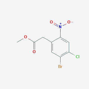 Methyl 2-(5-bromo-4-chloro-2-nitrophenyl)acetate