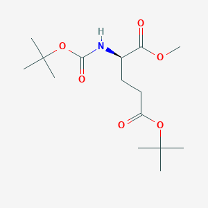 5-tert-butyl 1-methyl (2R)-2-{[(tert-butoxy)carbonyl]amino}pentanedioate