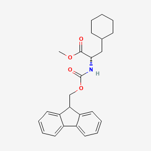 Methyl (2S)-3-cyclohexyl-2-{[(9H-fluoren-9-ylmethoxy)carbonyl]amino}propanoate