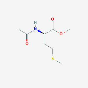 molecular formula C8H15NO3S B7961985 Methyl (2R)-2-acetamido-4-(methylsulfanyl)butanoate 