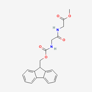 molecular formula C20H20N2O5 B7962008 Methyl 2-(2-{[(9H-fluoren-9-ylmethoxy)carbonyl]amino}acetamido)acetate 