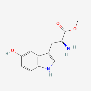 molecular formula C12H14N2O3 B7962013 Methyl (2S)-2-amino-3-(5-hydroxy-1H-indol-3-yl)propanoate 