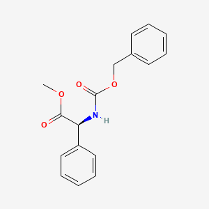 Methyl (2s)-2-phenyl-2-[(phenylmethoxy)carbonylamino]acetate