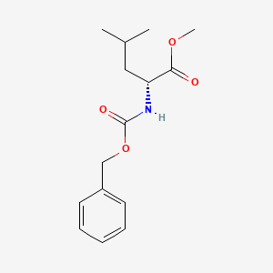 molecular formula C15H21NO4 B7962051 Methyl (2R)-2-{[(benzyloxy)carbonyl]amino}-4-methylpentanoate 