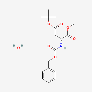 D-Aspartic acid, N-[(phenylmethoxy)carbonyl]-, 4-(1,1-dimethylethyl) 1-methyl ester, hydrate