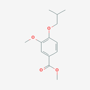 molecular formula C13H18O4 B7962119 Methyl vanillate, 2-methylpropyl ether 