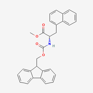 molecular formula C29H25NO4 B7962143 Methyl (2S)-2-{[(9H-fluoren-9-ylmethoxy)carbonyl]amino}-3-(naphthalen-1-YL)propanoate 