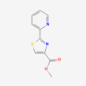 molecular formula C10H8N2O2S B7962151 Methyl 2-(pyridin-2-yl)thiazole-4-carboxylate 