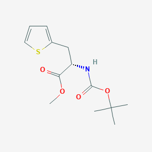 molecular formula C13H19NO4S B7962189 methyl (2S)-2-{[(tert-butoxy)carbonyl]amino}-3-(thiophen-2-yl)propanoate 