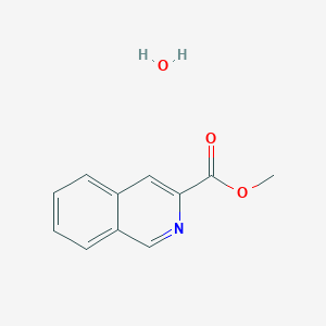 molecular formula C11H11NO3 B7962212 Hydrate methyl isoquinoline-3-carboxylate CAS No. 1820735-12-3