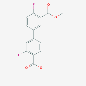 Methyl 2-fluoro-4-[4-fluoro-3-(methoxycarbonyl)phenyl]benzoate