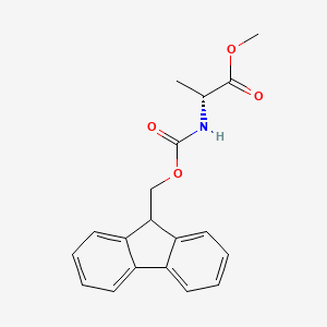 molecular formula C19H19NO4 B7962365 Methyl (2R)-2-{[(9H-fluoren-9-ylmethoxy)carbonyl]amino}propanoate 