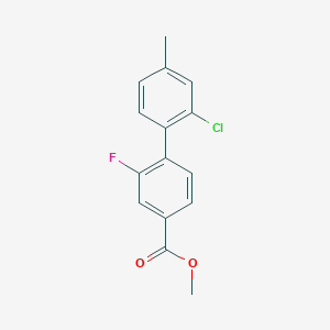 Methyl 4-(2-chloro-4-methylphenyl)-3-fluorobenzoate