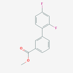 molecular formula C14H10F2O2 B7962408 Methyl 3-(2,4-difluorophenyl)benzoate CAS No. 1820706-66-8