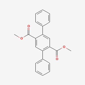 molecular formula C22H18O4 B7962651 1,4-Dimethyl 2,5-diphenylbenzene-1,4-dicarboxylate 