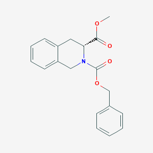 2-Benzyl 3-methyl (3R)-3,4-dihydro-1H-isoquinoline-2,3-dicarboxylate