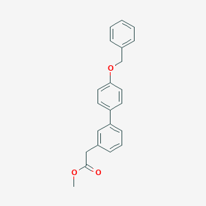 Methyl 2-{3-[4-(benzyloxy)phenyl]phenyl}acetate