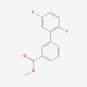 molecular formula C14H10F2O2 B7962819 Methyl 3-(2,5-difluorophenyl)benzoate CAS No. 1820641-77-7
