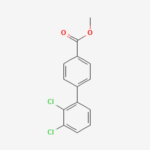 molecular formula C14H10Cl2O2 B7962889 Methyl 4-(2,3-dichlorophenyl)benzoate 
