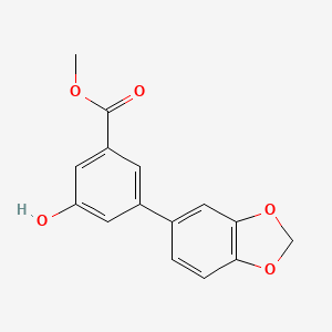 Methyl 3-(2H-1,3-benzodioxol-5-YL)-5-hydroxybenzoate
