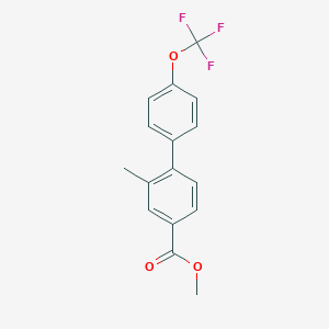 Methyl 3-methyl-4-[4-(trifluoromethoxy)phenyl]benzoate