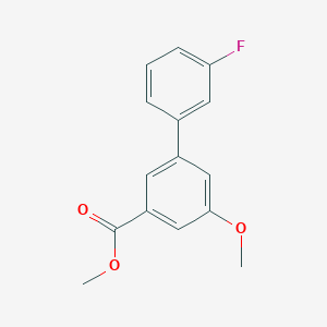 molecular formula C15H13FO3 B7963039 Methyl 3-(3-fluorophenyl)-5-methoxybenzoate CAS No. 1427407-27-9